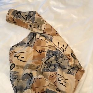 Silk over the shoulder Bag